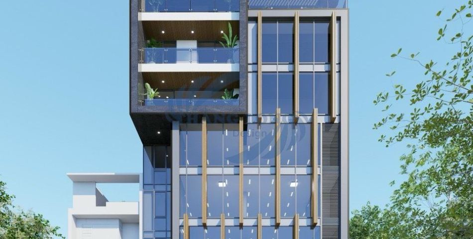 Thiết kế thi công nhà phố kết hợp văn phòng tại Nguyễn Trãi, TX, HN